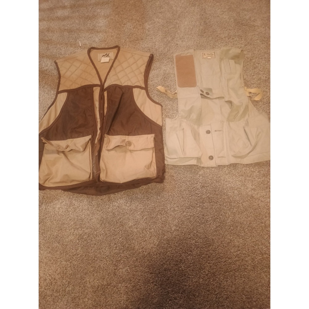 Vintage 1960's American Field by Hettrick Hunting Vest -- Mens M -- Game Pouch